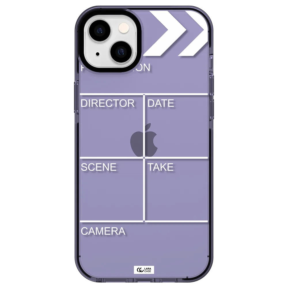 Clapperboard Apple iPhone 14 plus impact Lilac Case