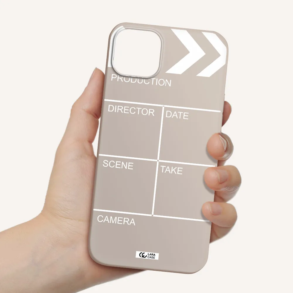 Clapperboard Apple iPhone 14 plus Silicone Stone Case