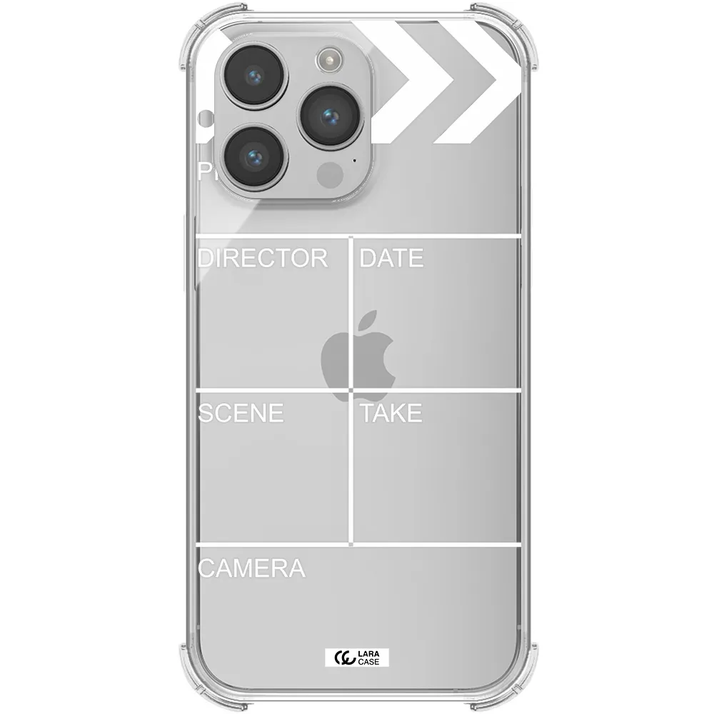 Clapperboard Apple iPhone 14 pro max Clear PC Case