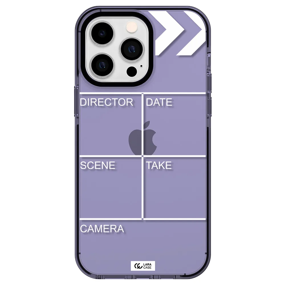 Clapperboard Apple iPhone 14 pro max impact Lilac Case