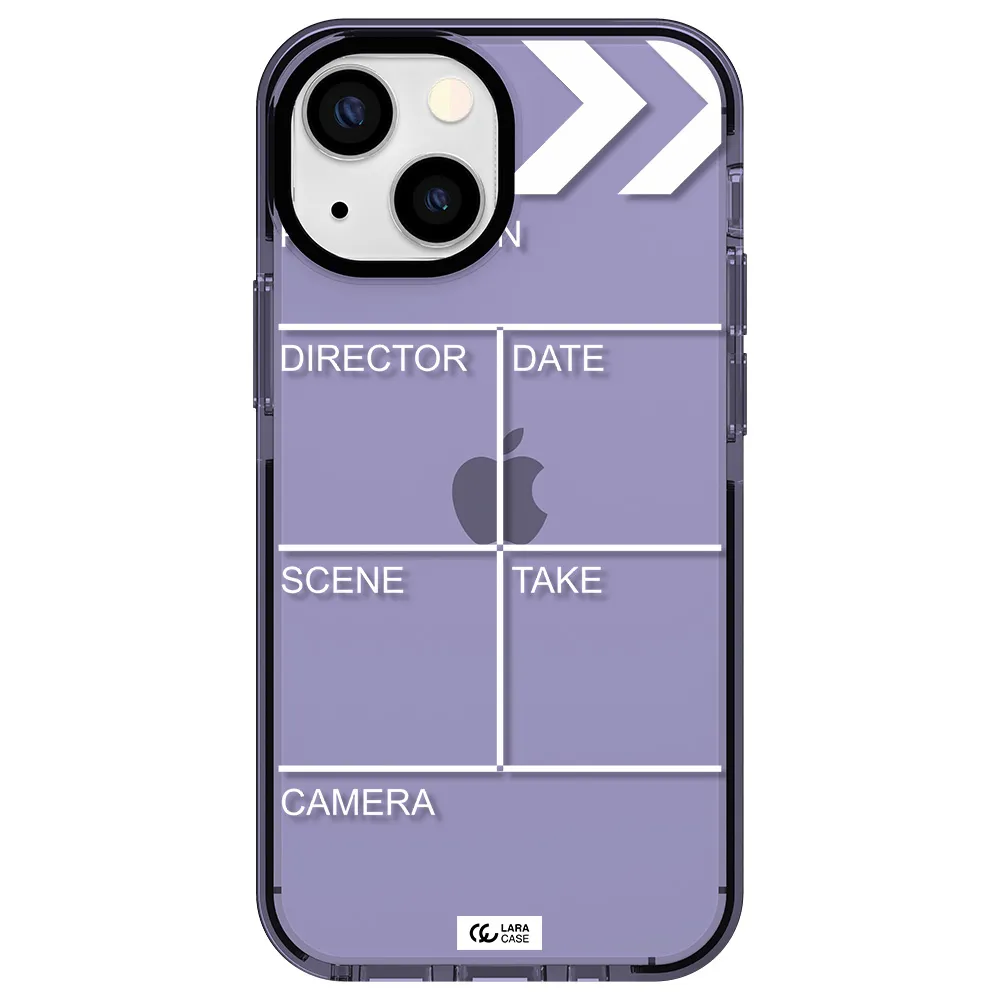 Clapperboard Apple iPhone 15 impact Lilac Case