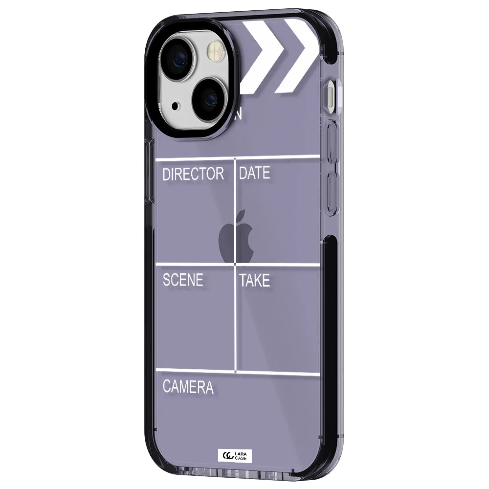 Clapperboard Apple iPhone 15 impact Lilac Case