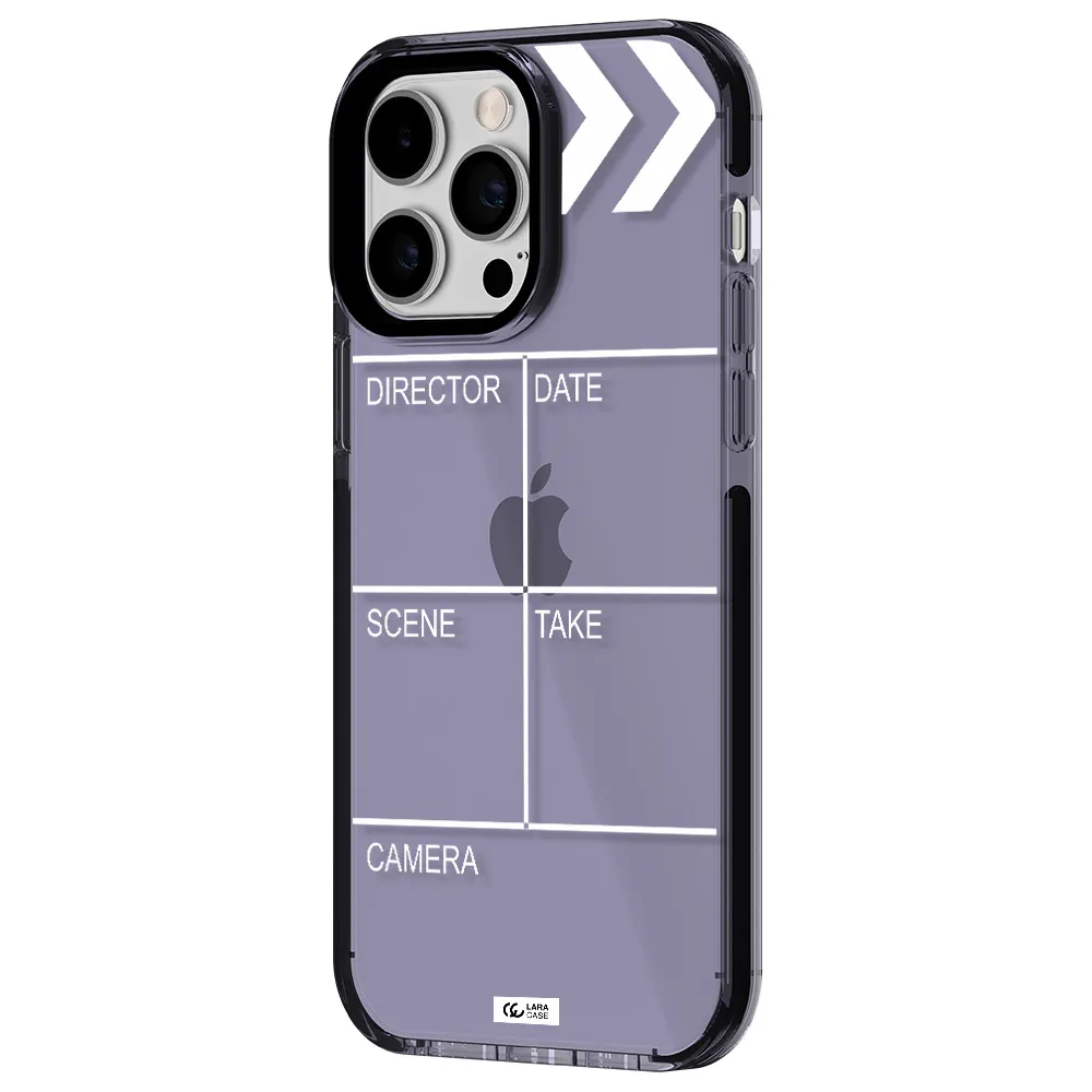 Clapperboard Apple iPhone 15 Pro Max impact Lilac Case