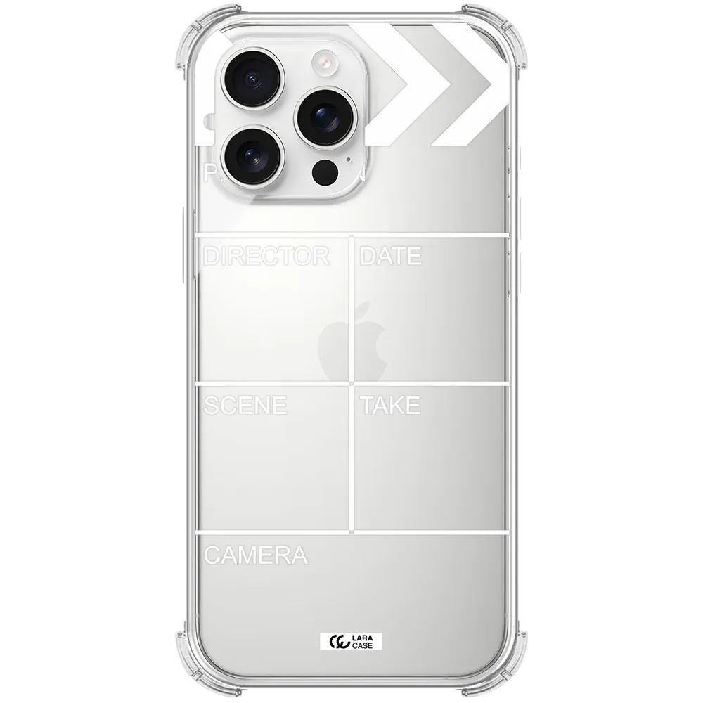 Clapperboard Apple Iphone 16 Pro Max Clear Pc Case