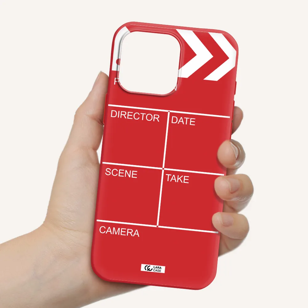Clapperboard Apple Iphone 16 Pro Max Silicone Stone Case