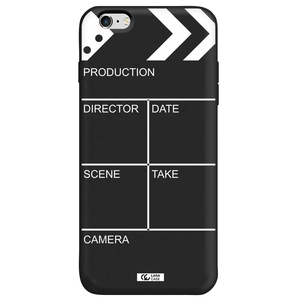 Clapperboard Apple iPhone 6 plus Silicone black Case