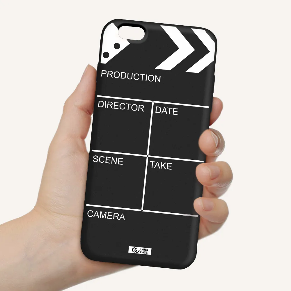 Clapperboard Apple iPhone 6 plus Silicone black Case