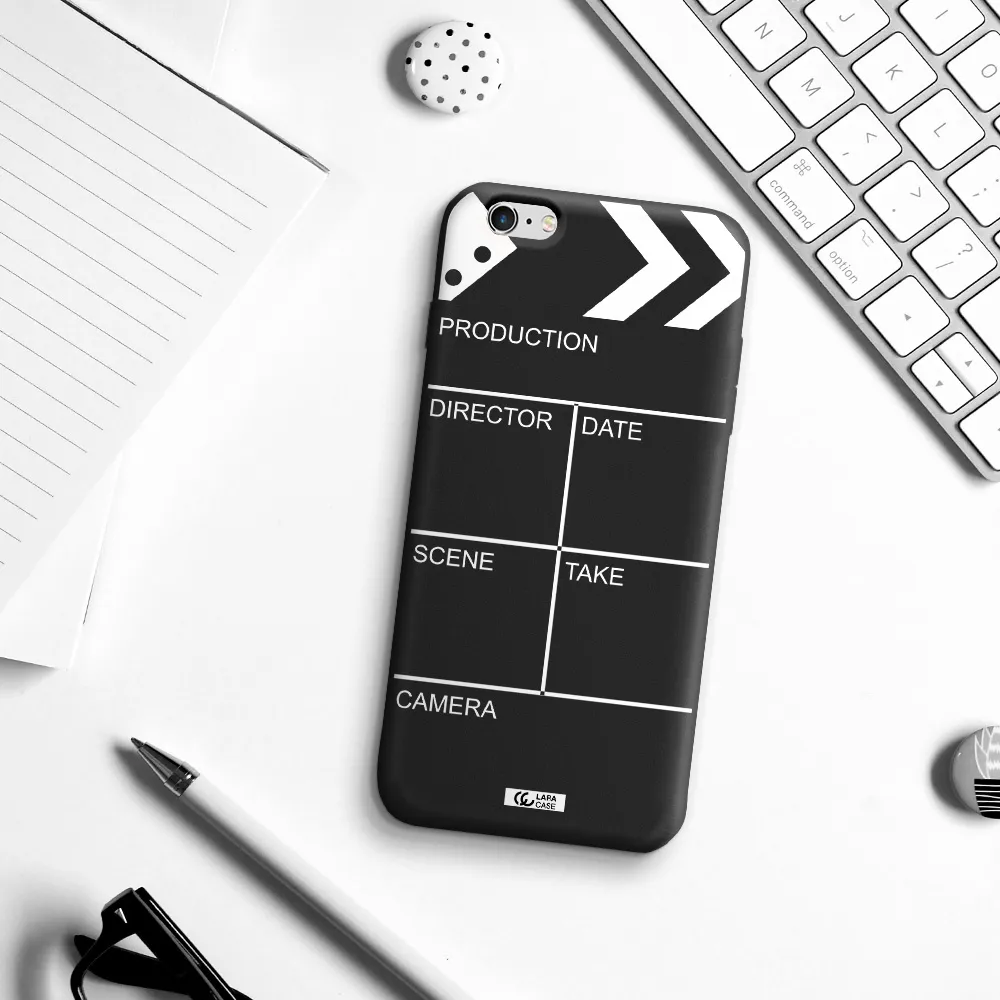 Clapperboard Apple iPhone 6 plus Silicone black Case