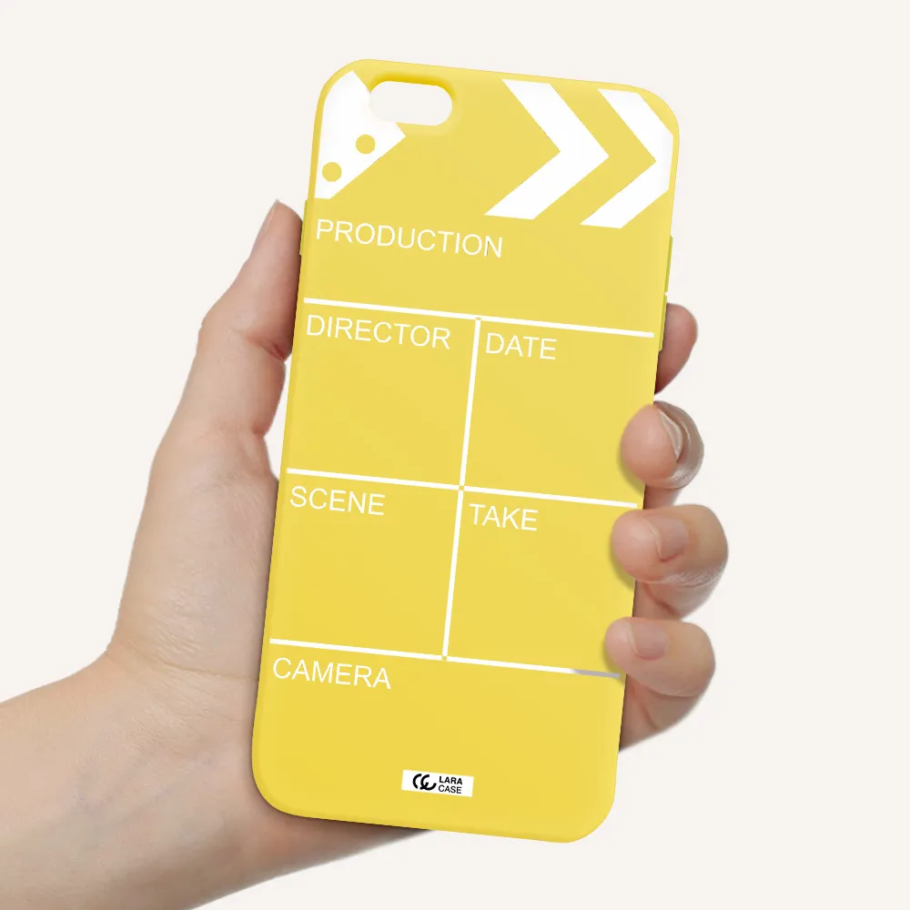 Clapperboard Apple iPhone 6 plus Silicone canary yellow Case