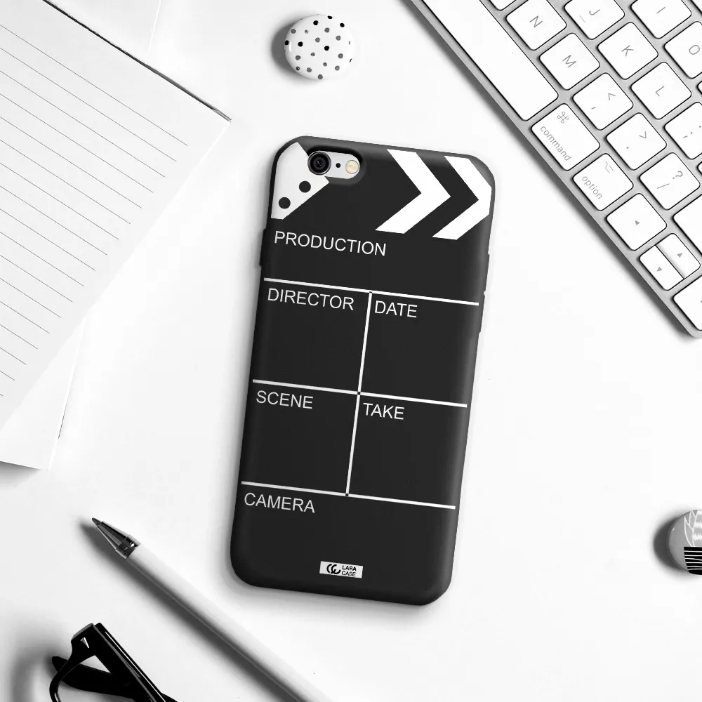Clapperboard Apple iPhone 6 Silicone black Case