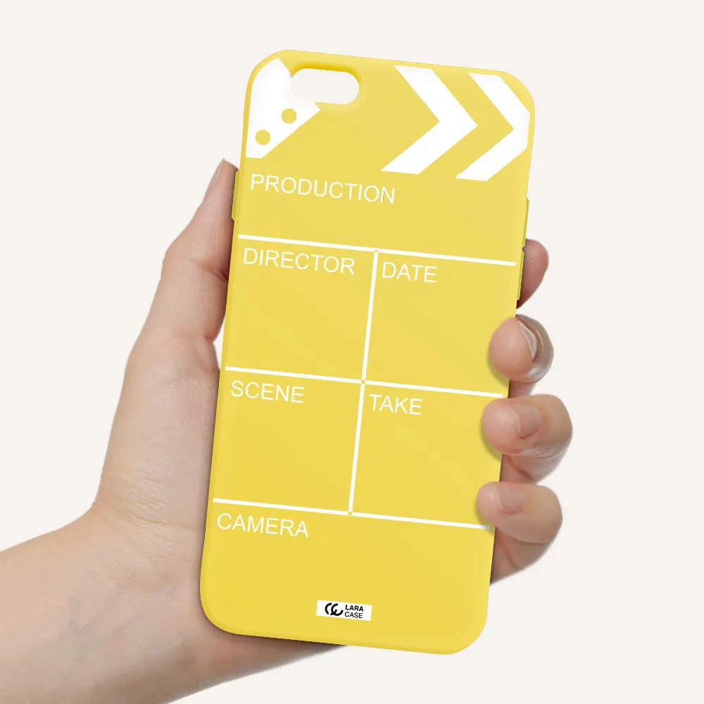 Clapperboard Apple iPhone 6 Silicone canary yellow Case