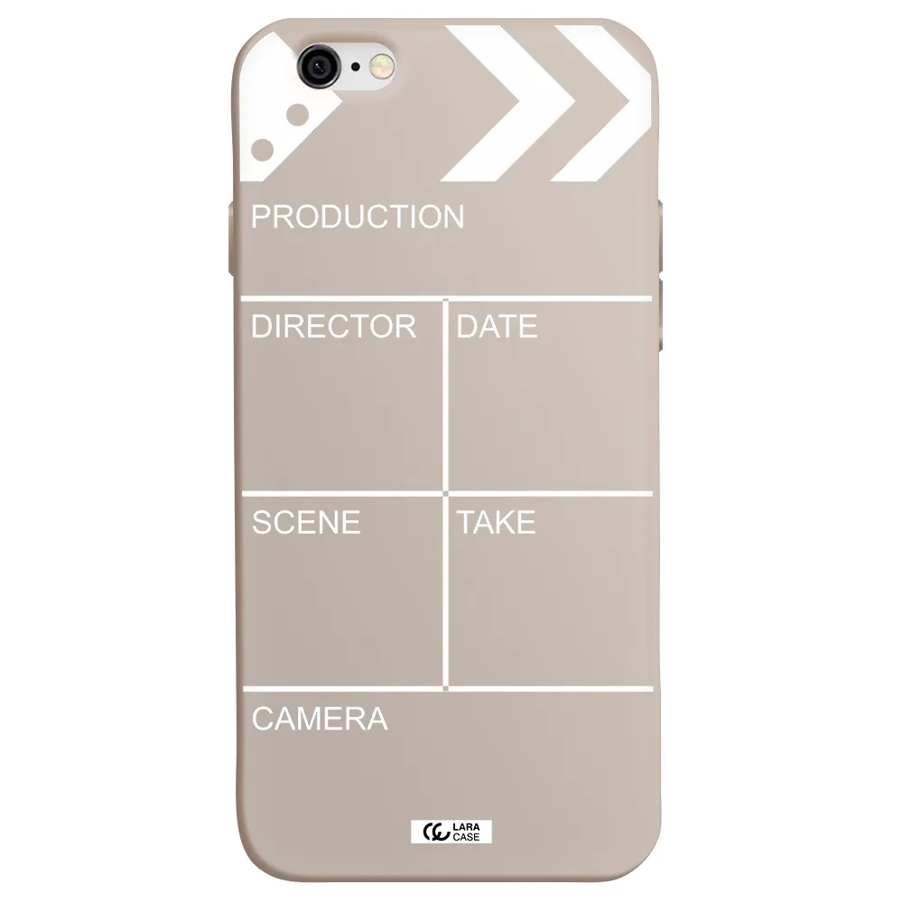 Clapperboard Apple iPhone 6 Silicone Stone Case