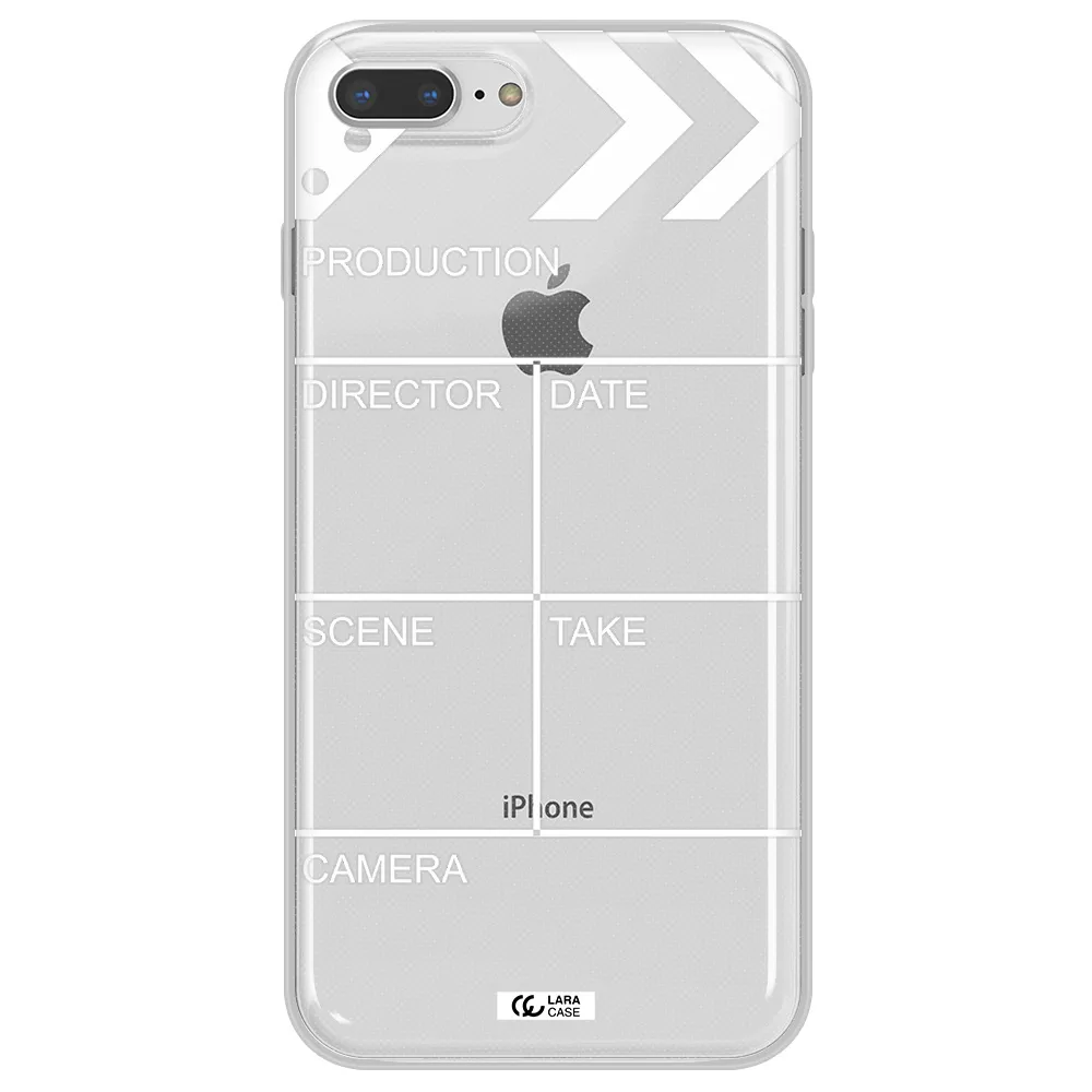 Clapperboard Apple iPhone 7 plus Clear TPU Case