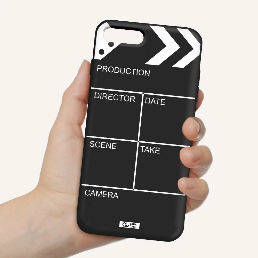 Clapperboard Apple iPhone 7 plus Silicone black Case