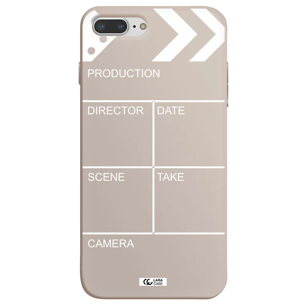 Clapperboard Apple iPhone 7 plus Silicone Stone Case