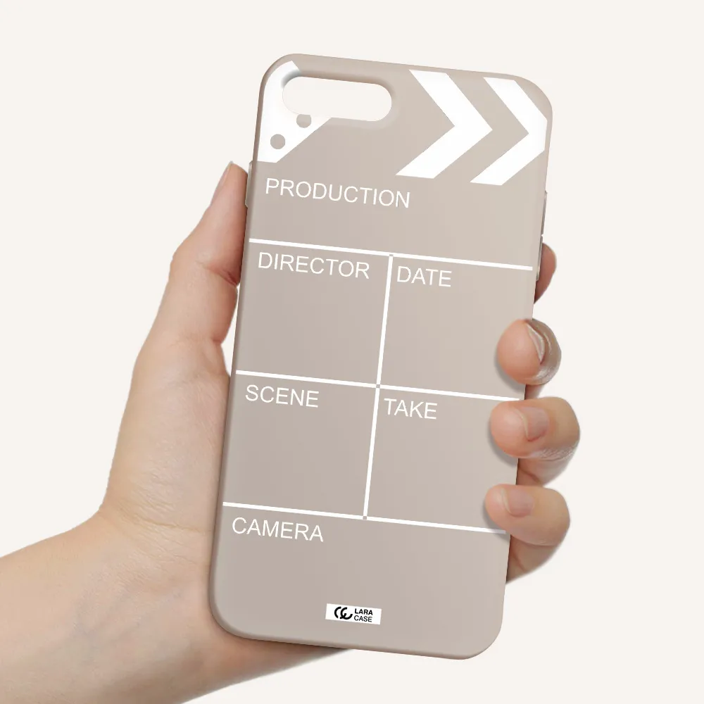 Clapperboard Apple iPhone 8 plus Silicone Stone Case