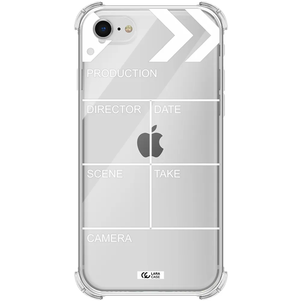 Clapperboard Apple iPhone se 2020 Clear PC Case