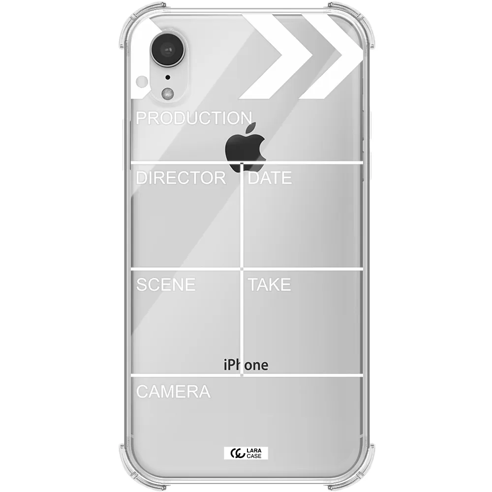 Clapperboard Apple iPhone XR Clear PC Case