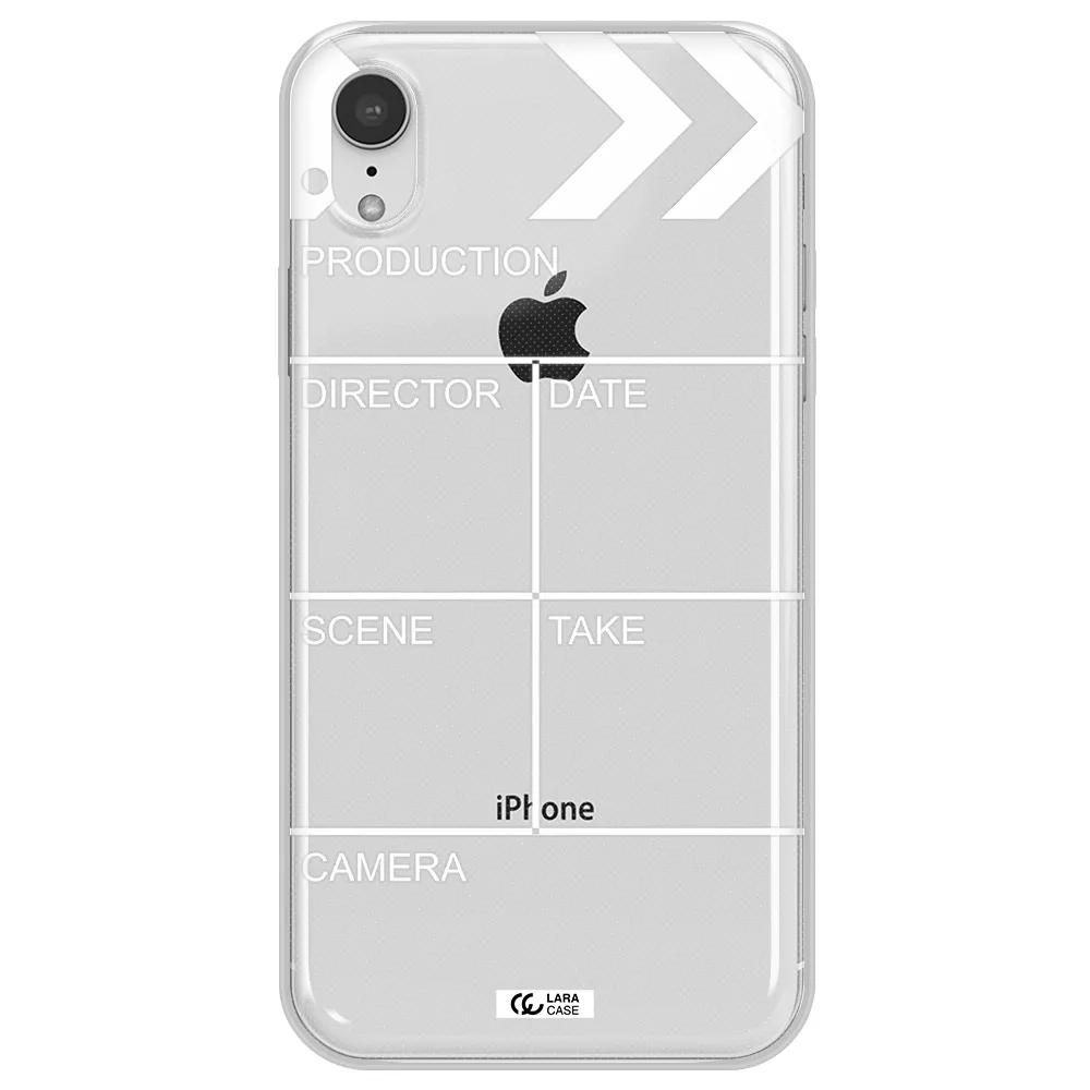 Clapperboard Apple iPhone XR Clear TPU Case
