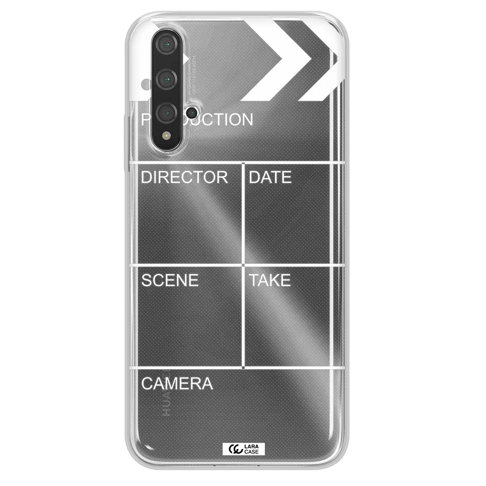 Clapperboard Huawei Nova 5t Clear TPU Case