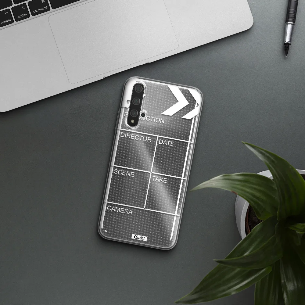 Clapperboard Huawei Nova 5t Clear TPU Case
