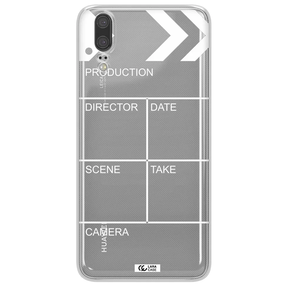 Clapperboard Huawei P20 Clear TPU Case