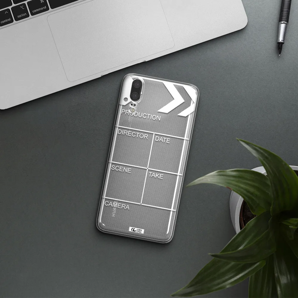 Clapperboard Huawei P20 Clear TPU Case