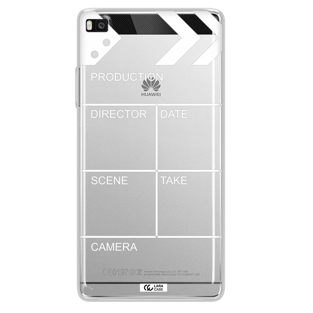 Clapperboard Huawei P8 Clear TPU Case