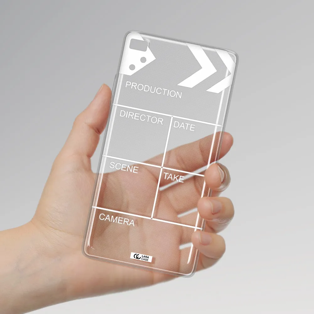 Clapperboard Huawei P8 Clear TPU Case