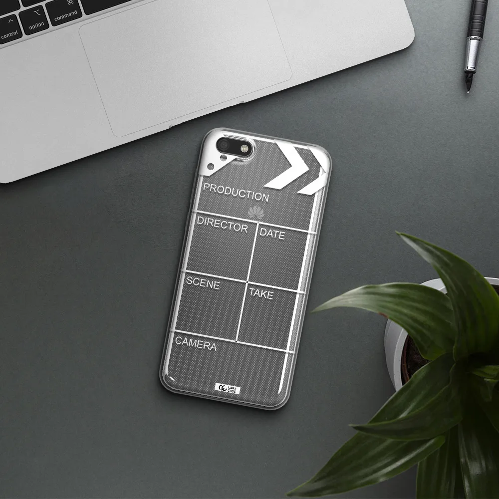Clapperboard Huawei Y5 2018 Clear TPU Case