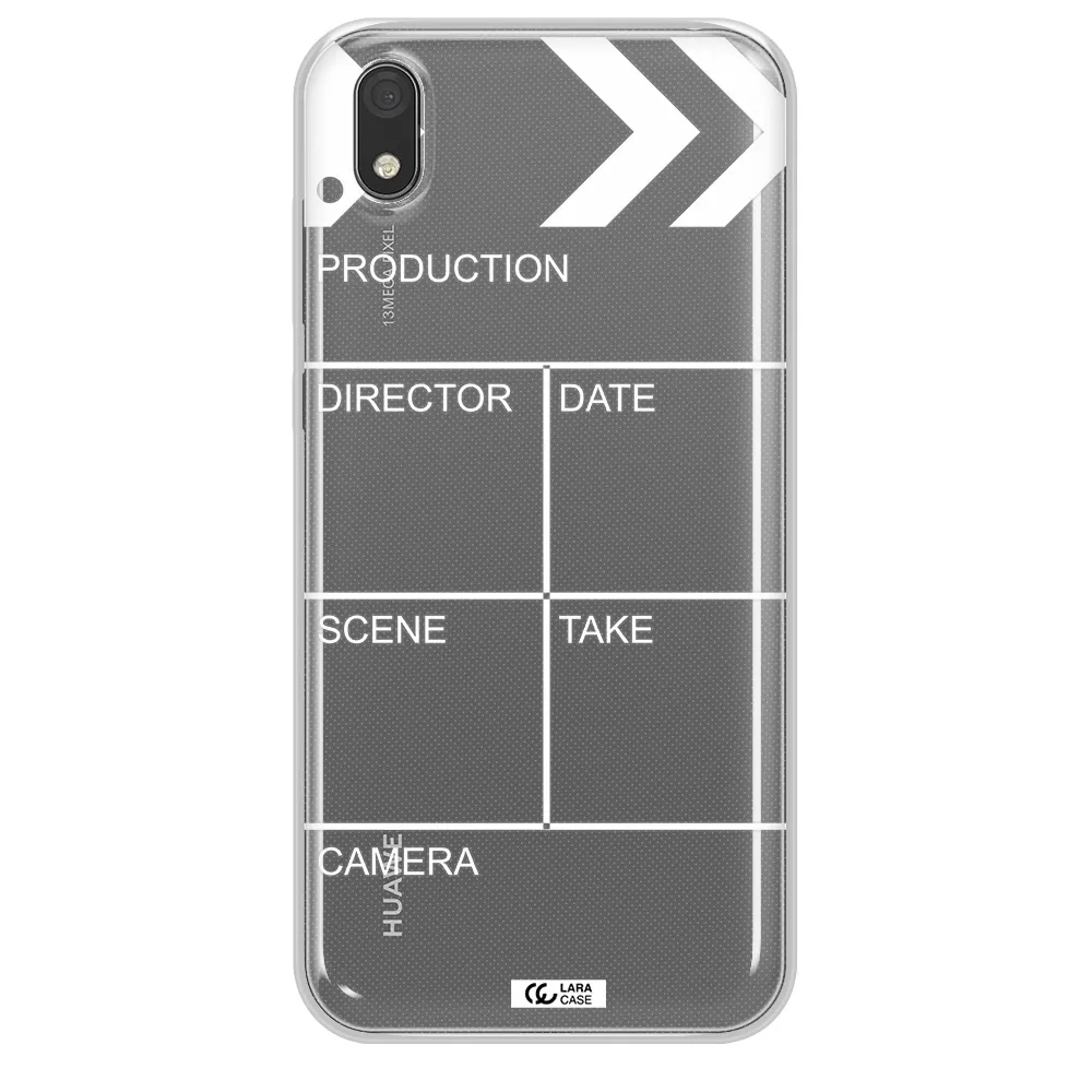 Clapperboard Huawei Y5 2019 Clear TPU Case