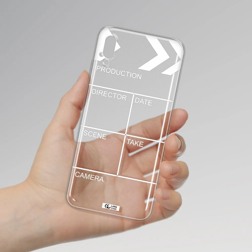 Clapperboard Huawei Y6 Pro 2019 Clear TPU Case