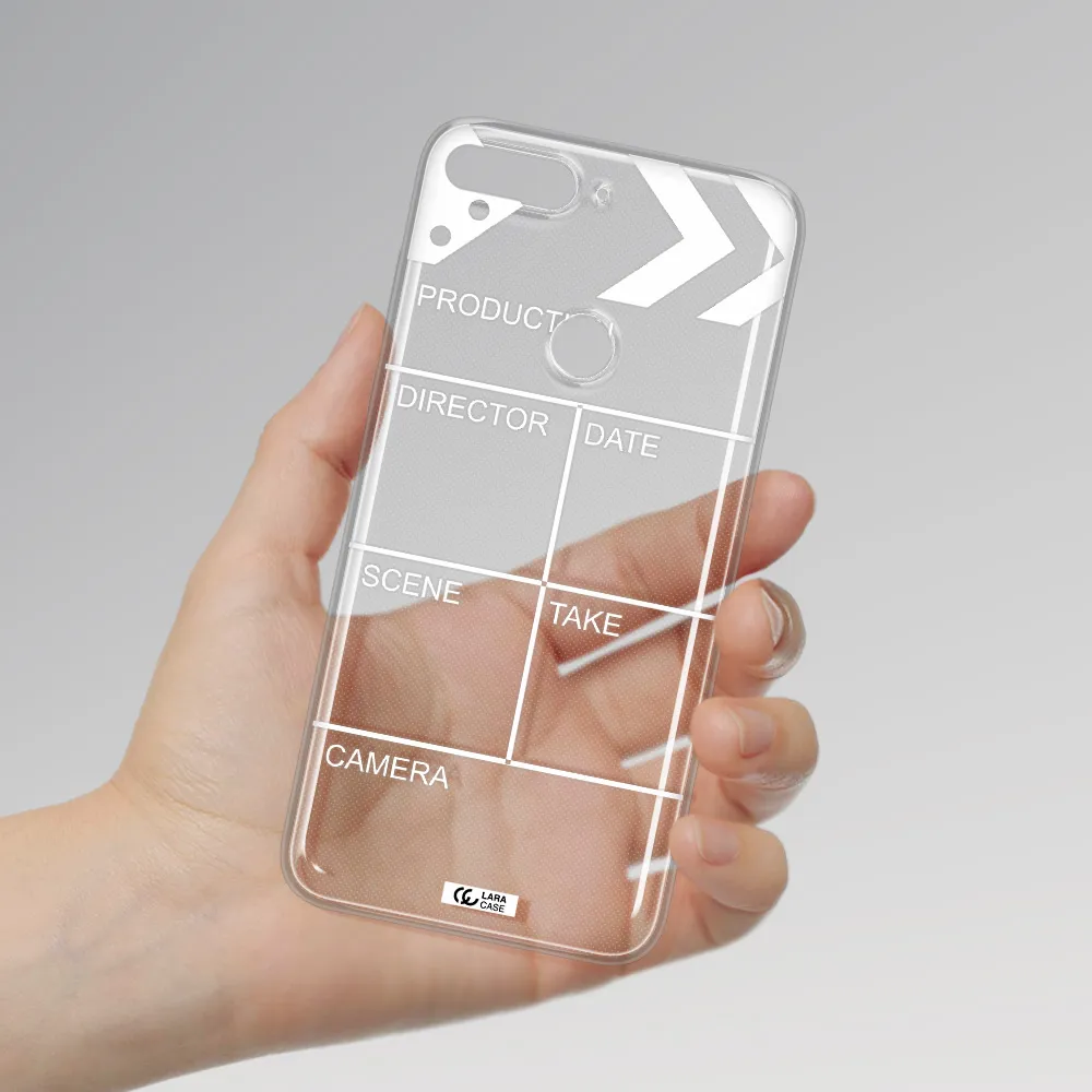 Clapperboard Huawei Y7 2018 Clear TPU Case