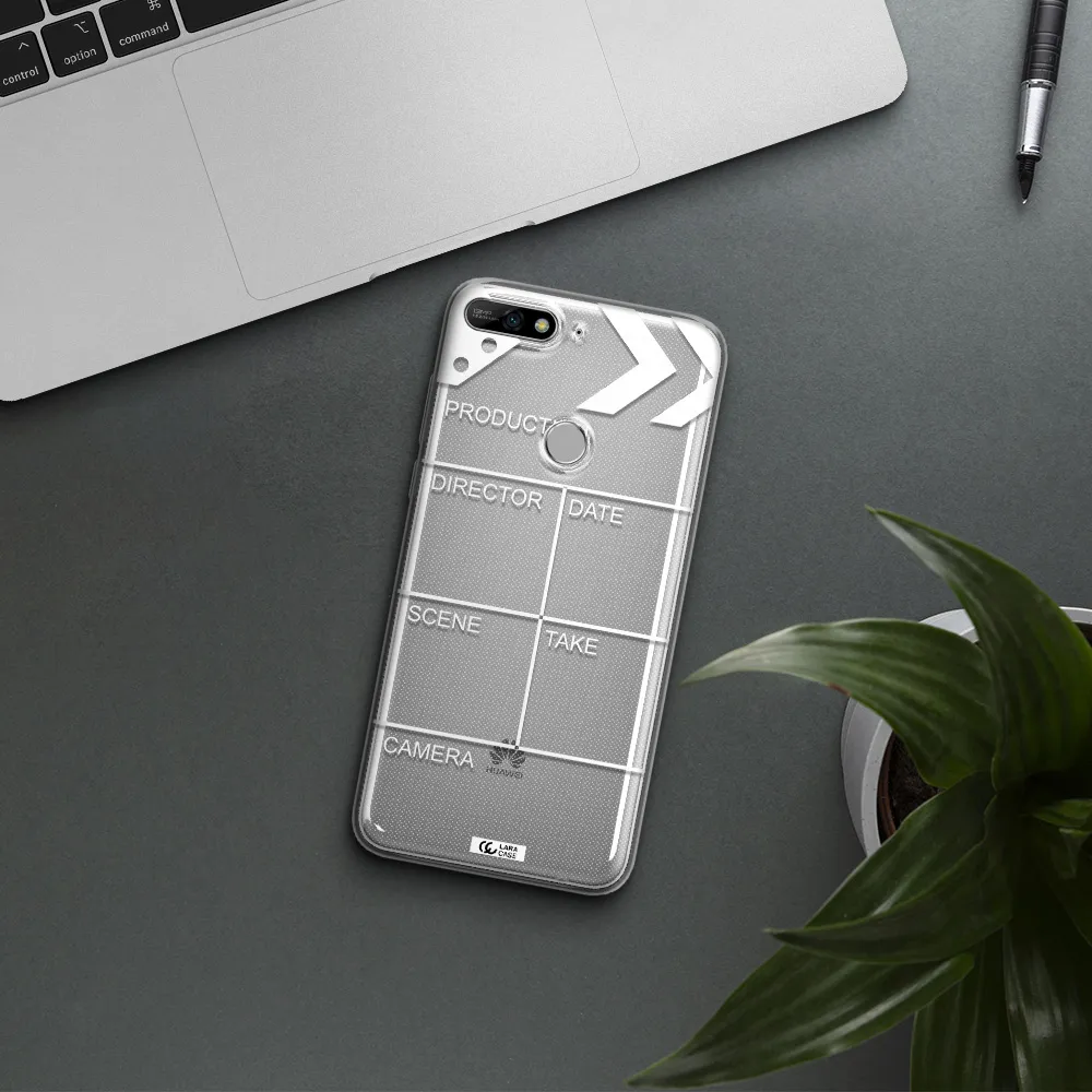 Clapperboard Huawei Y7 2018 Clear TPU Case