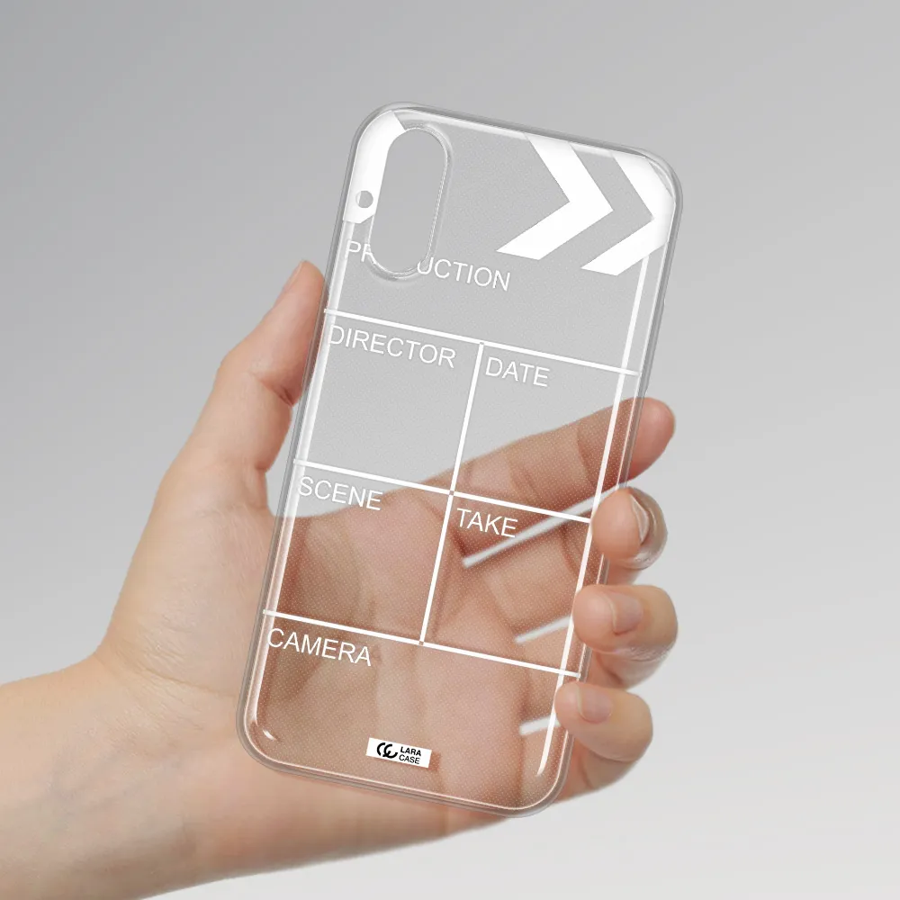 Clapperboard Samsung A01 Clear TPU Case