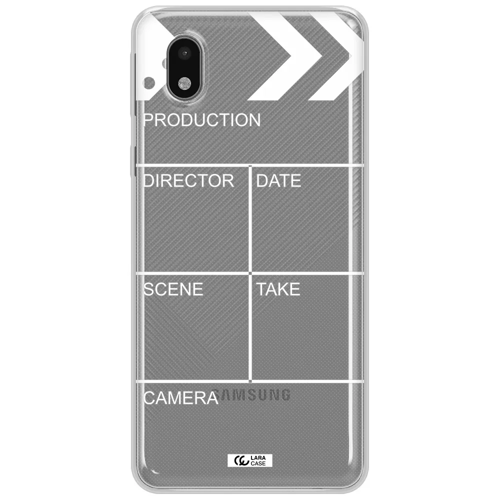 Clapperboard Samsung A01 Core Clear Tpu Case