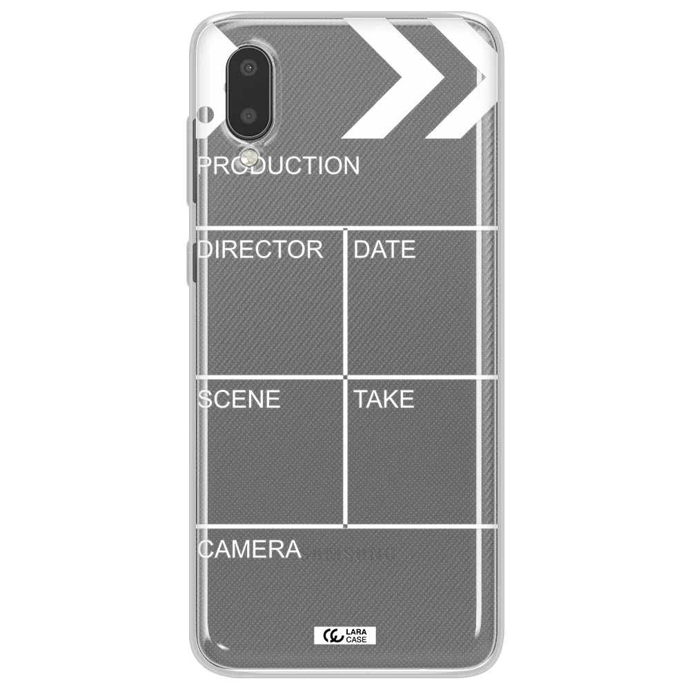 Clapperboard Samsung A02 Clear TPU Case