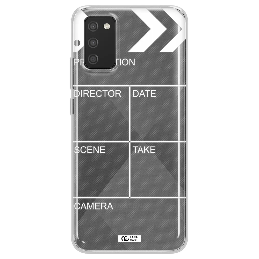 Clapperboard Samsung A02S Clear TPU Case