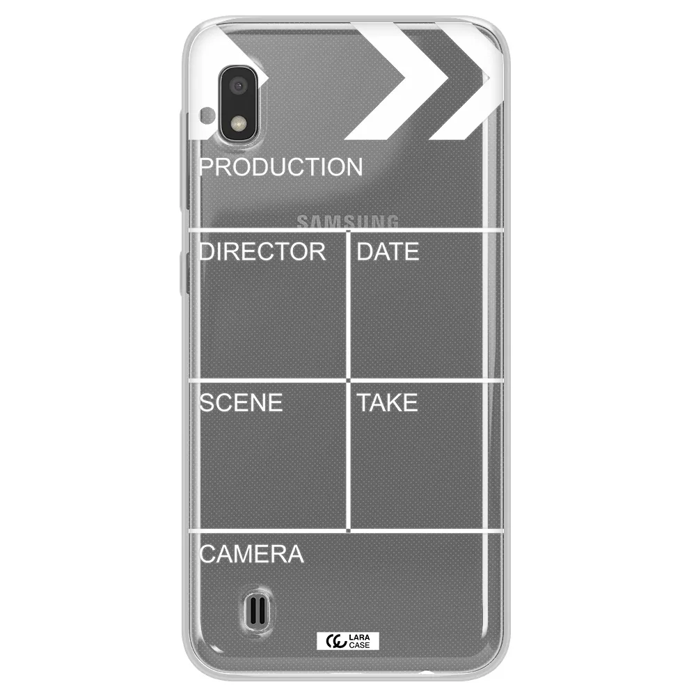 Clapperboard Samsung A10 Clear TPU Case