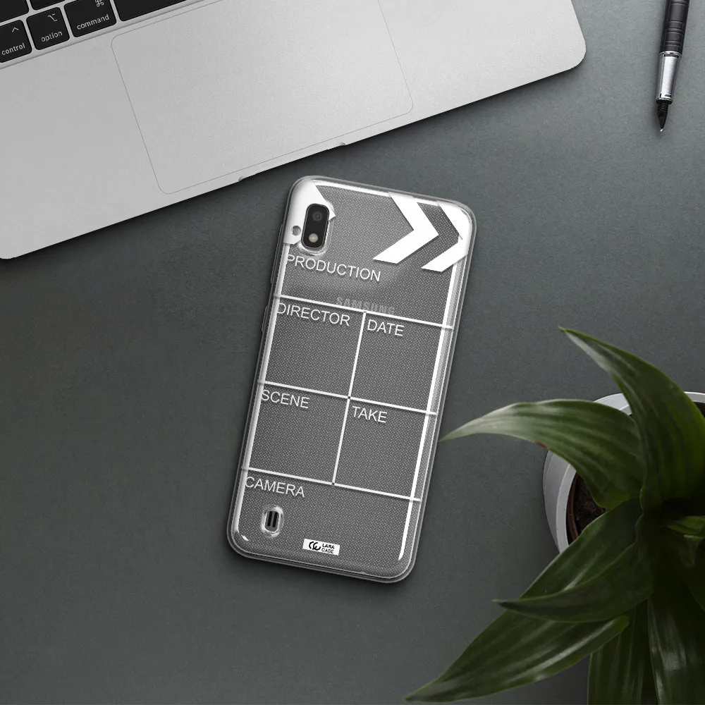 Clapperboard Samsung A10 Clear TPU Case