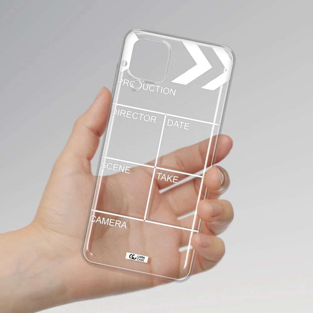 Clapperboard Samsung A12 4g Clear TPU Case