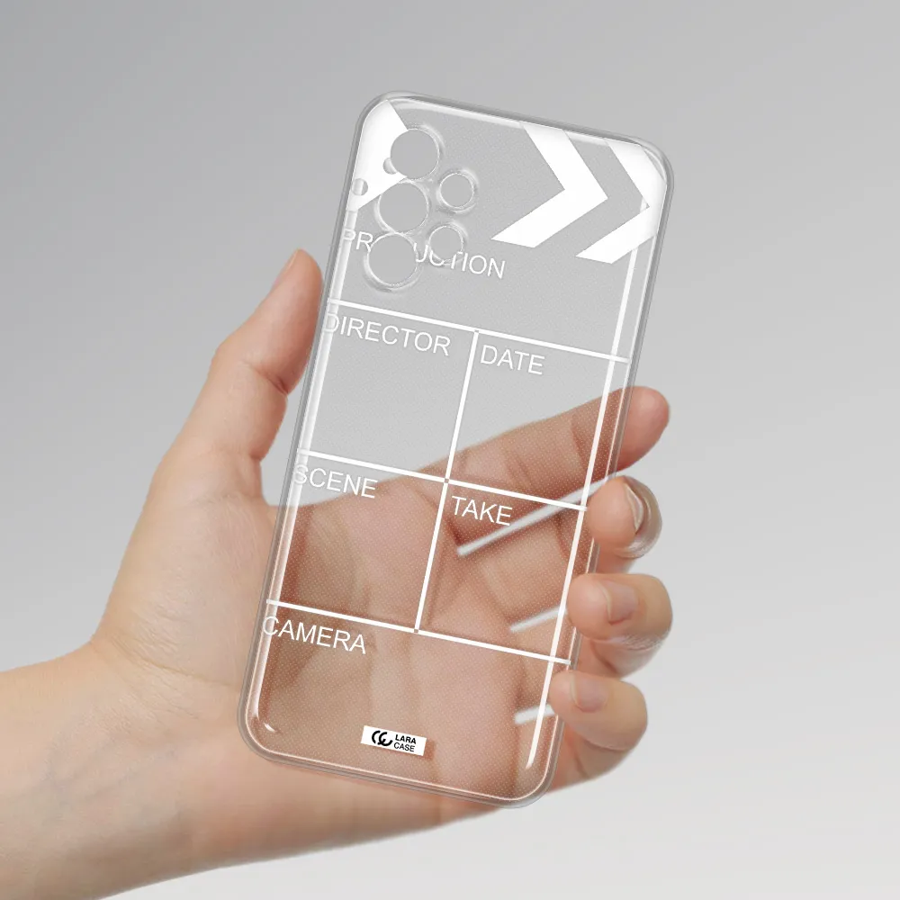 Clapperboard Samsung A13 4g Clear TPU Case