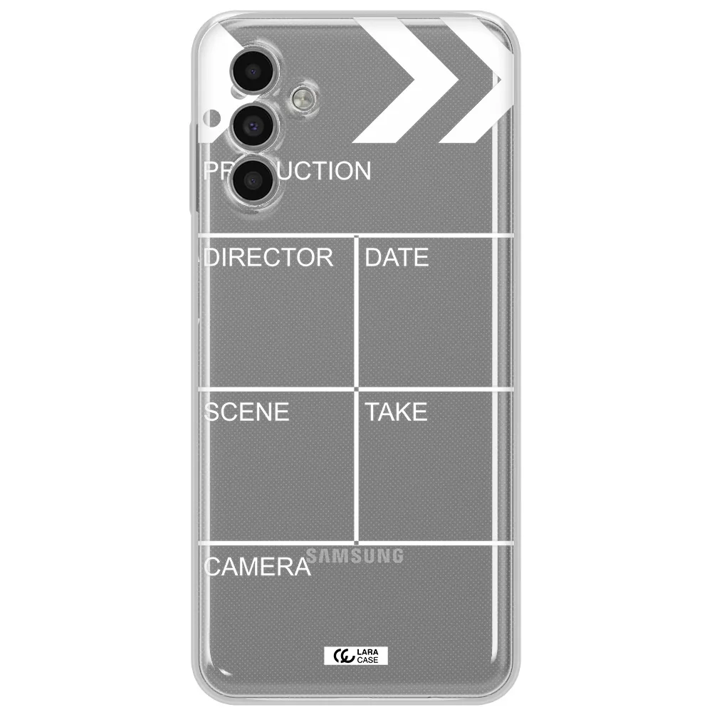 Clapperboard Samsung A13 5G Clear Tpu Case