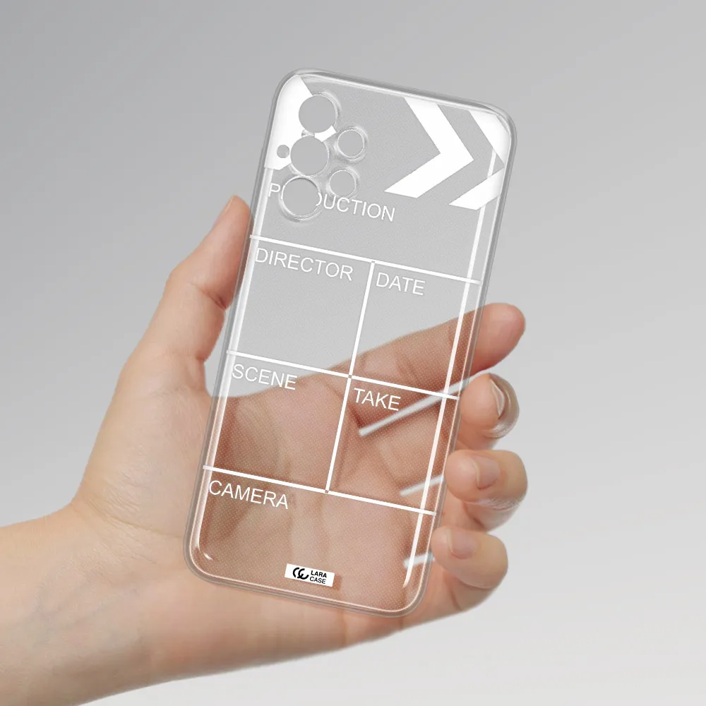 Clapperboard Samsung A13 Clear TPU Case