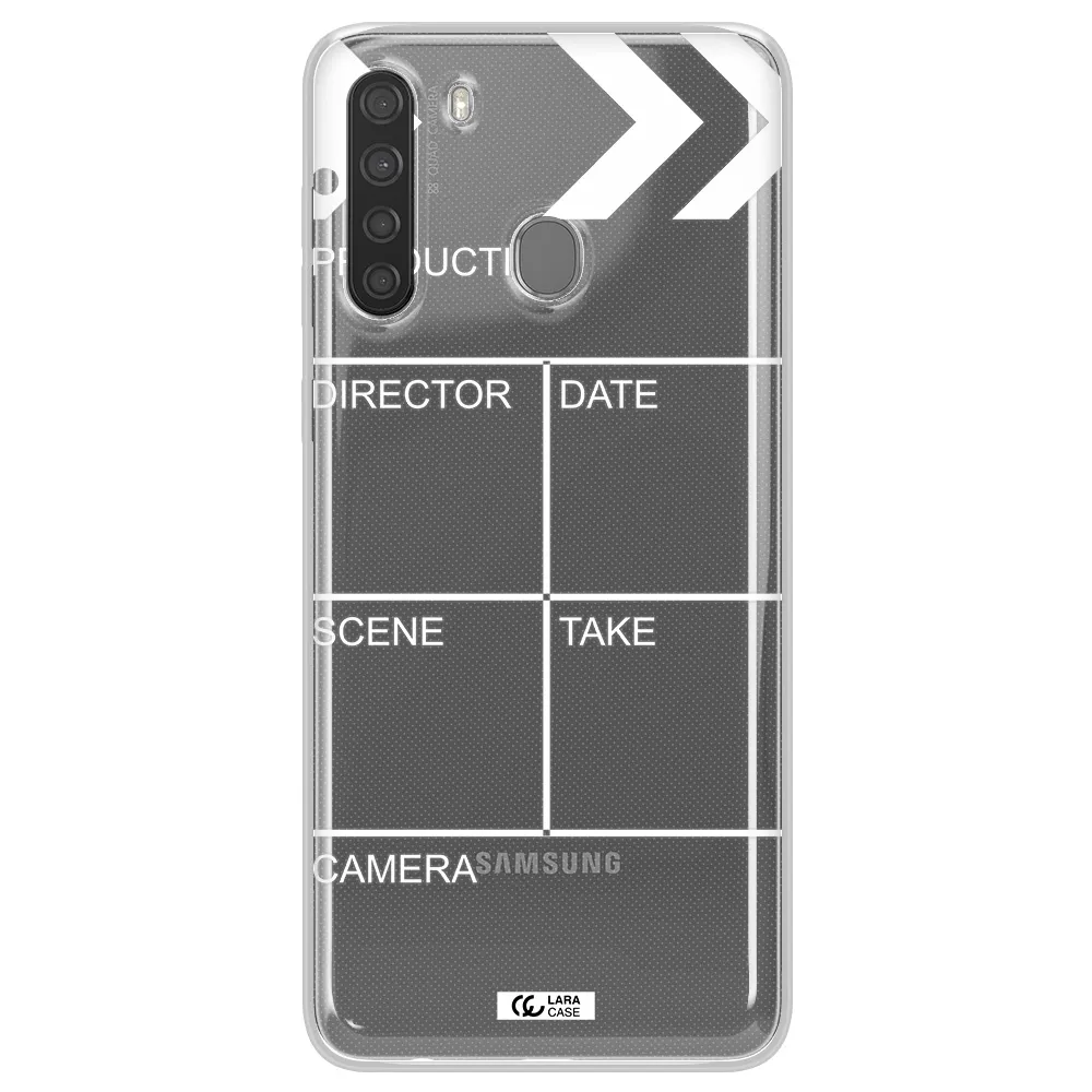 Clapperboard Samsung A21 Clear TPU Case
