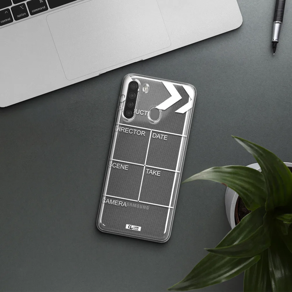 Clapperboard Samsung A21 Clear TPU Case