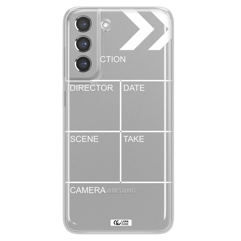 Clapperboard Samsung A21 Fe Clear TPU Case