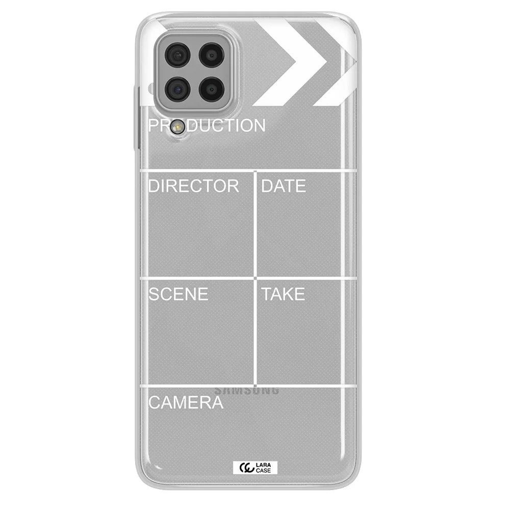 Clapperboard Samsung A22 4g Clear TPU Case