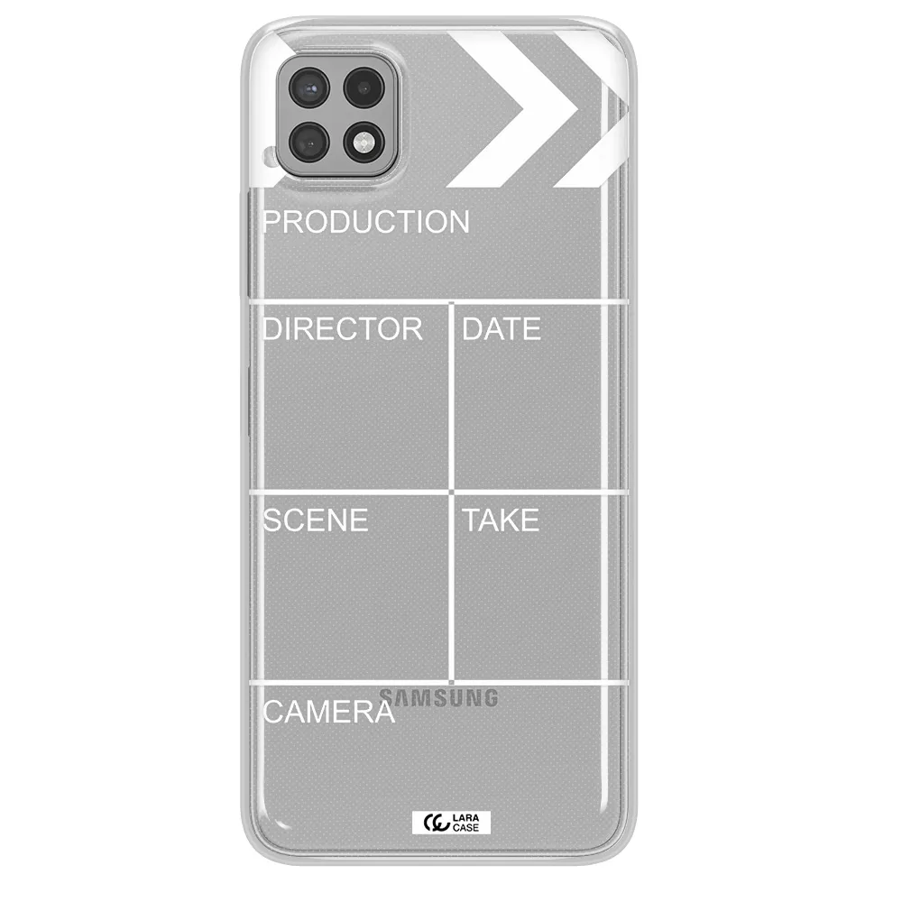 Clapperboard Samsung A22 5g Clear TPU Case