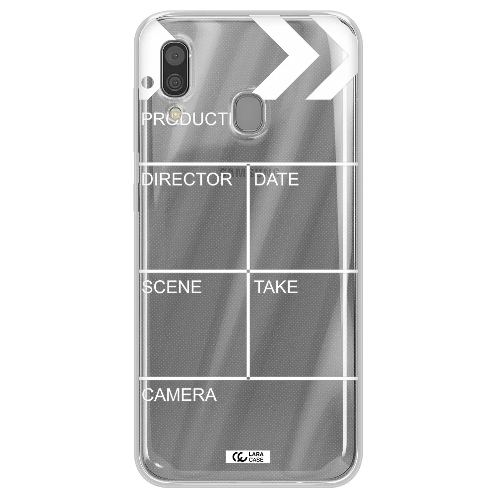 Clapperboard Samsung A30 Clear TPU Case
